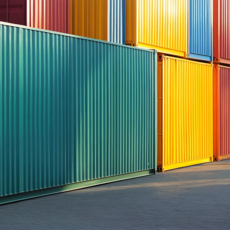 Colourful Shipping Containers