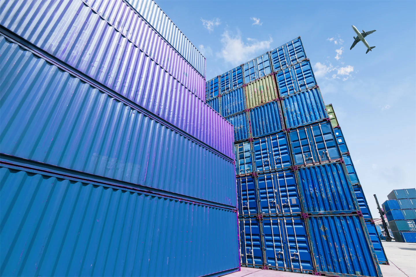 Stacked Containers